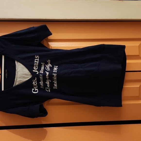 GUESS JEANS hooded embellished top - Picture 3 of 4